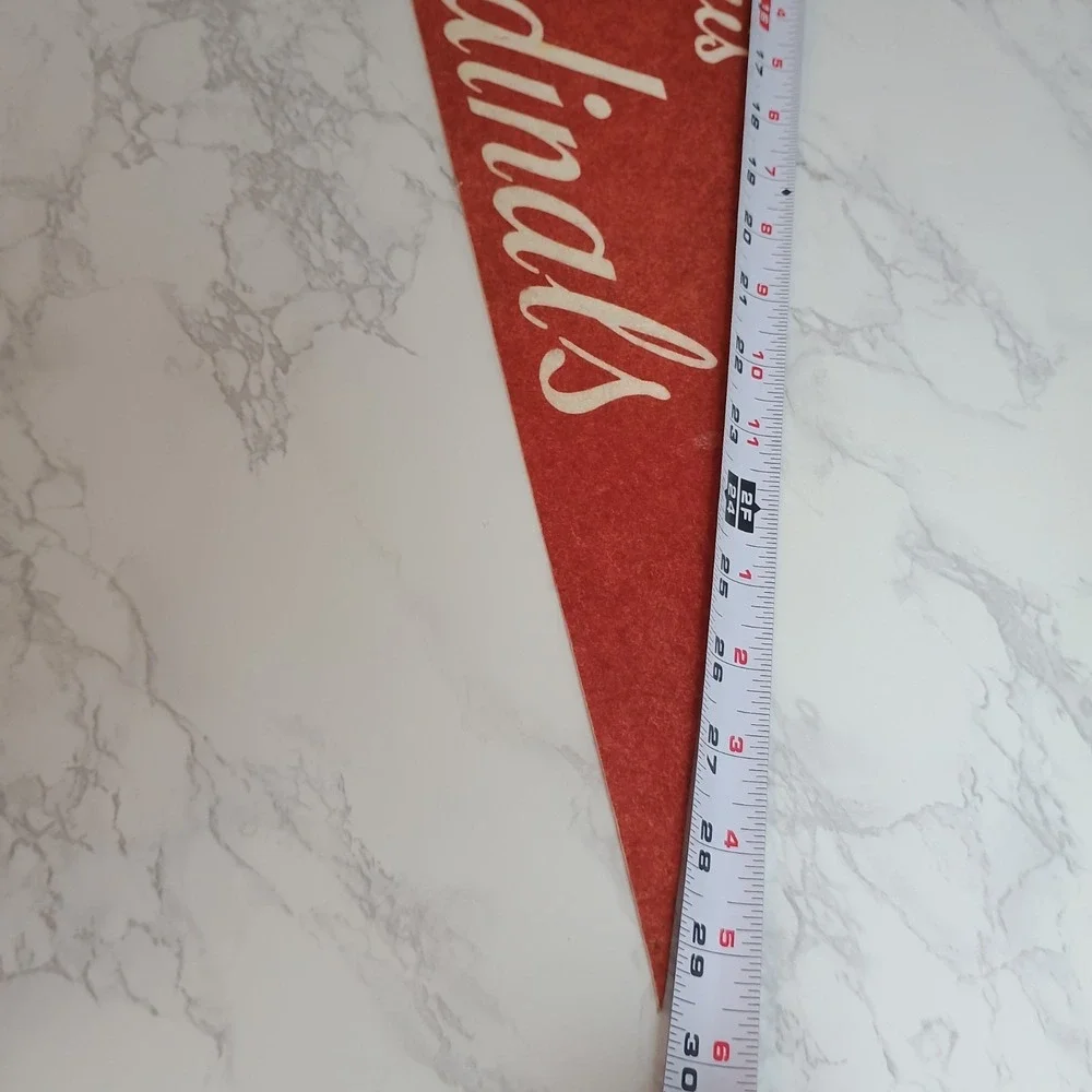 Vintage 1970s St Louis Cardinals NFL Football Felt Pennant White Helmet Logo 30